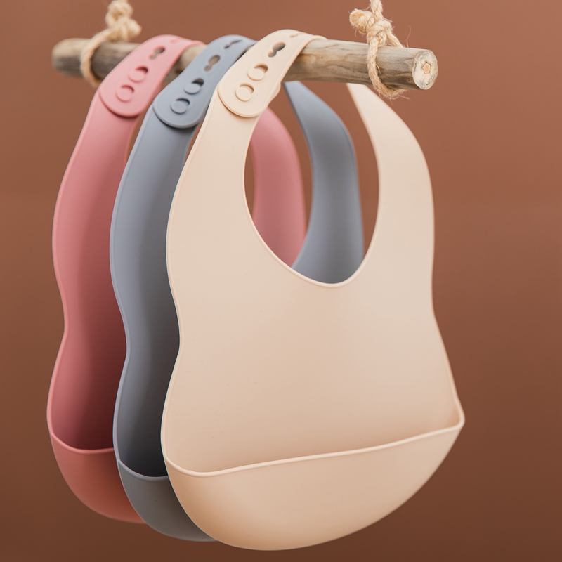 Silicone Baby Bibs - 0-3 Years Baby Bib BPA Free