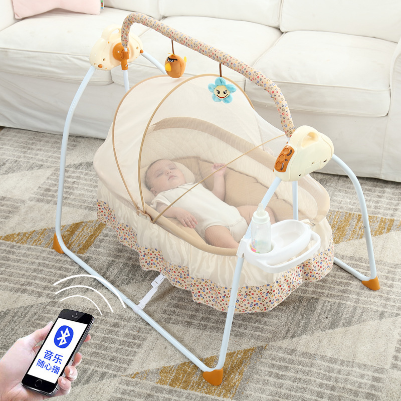 Baby Swing Bouncer - Smart Electric Baby Cradle Bed Electric