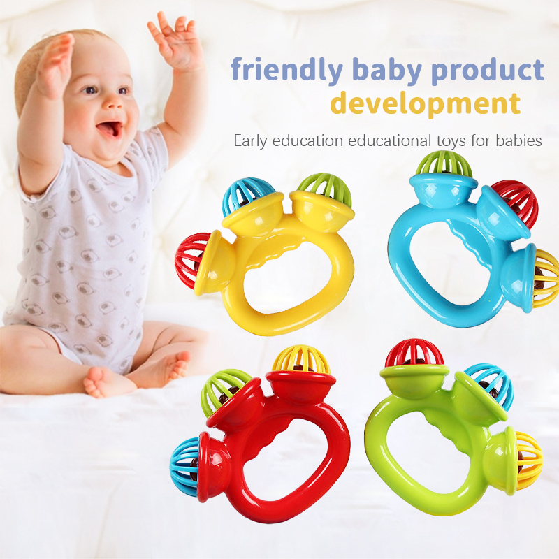 Baby Rattle Toy Set - 1-4PCS Baby Hand Rattle Ball Toy