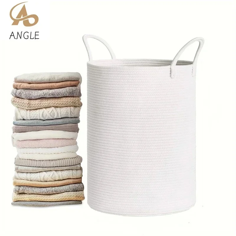 Baby Products Basket - Large Woven Laundry Basket Sundries Organizer