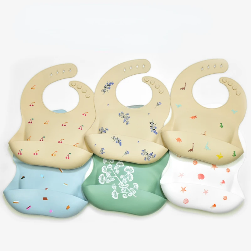 Silicone Baby Bibs - INS Baby Bibs BPA Free Waterproof