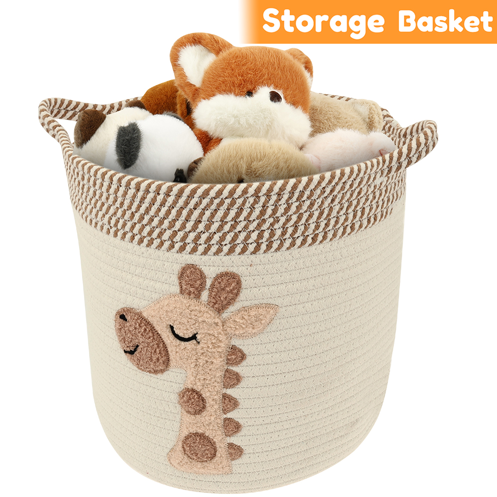 Baby Products Basket - Cotton Rope Storage Basket Large Capacity