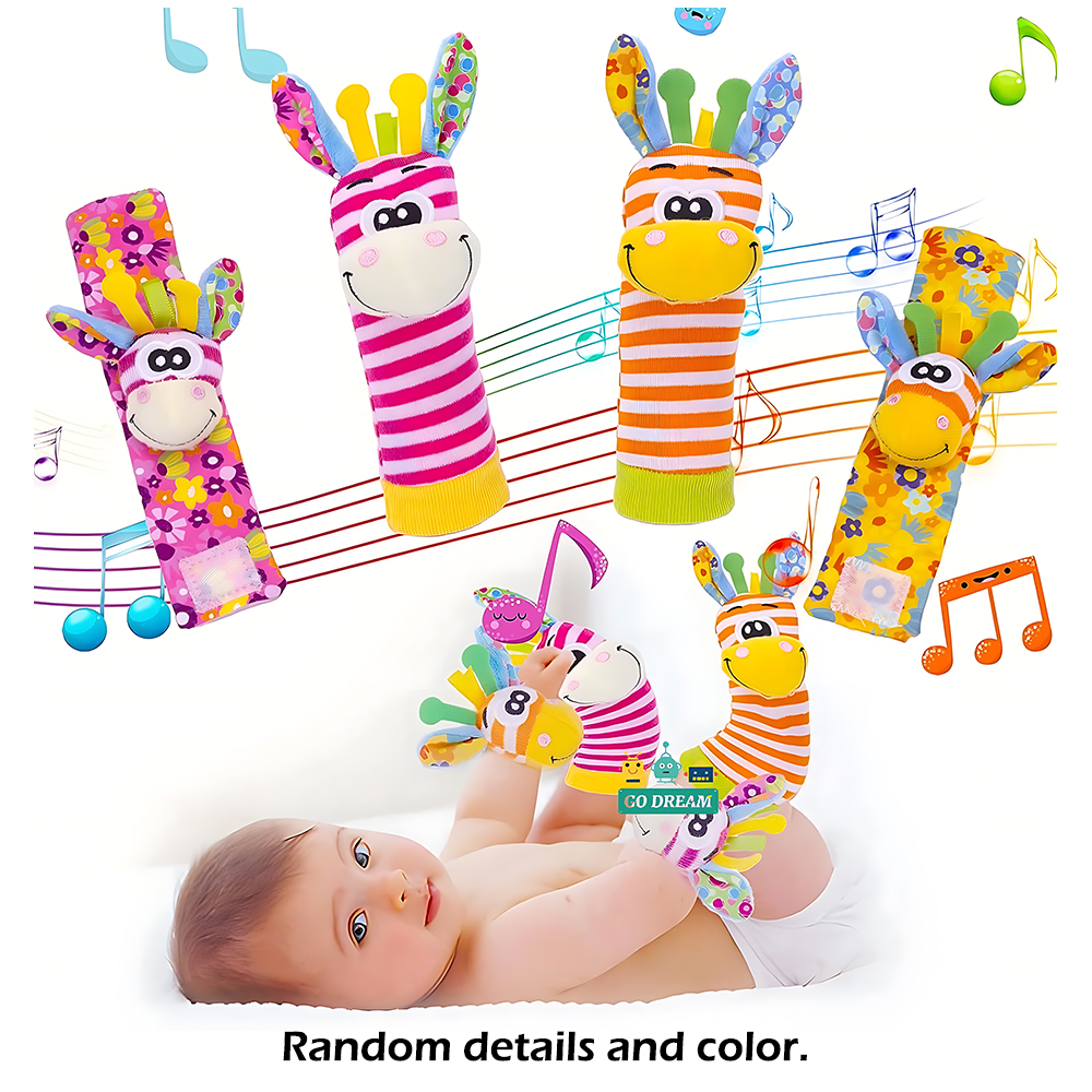 Baby Products Game - Baby Infant Wrist Rattle Socks Toys