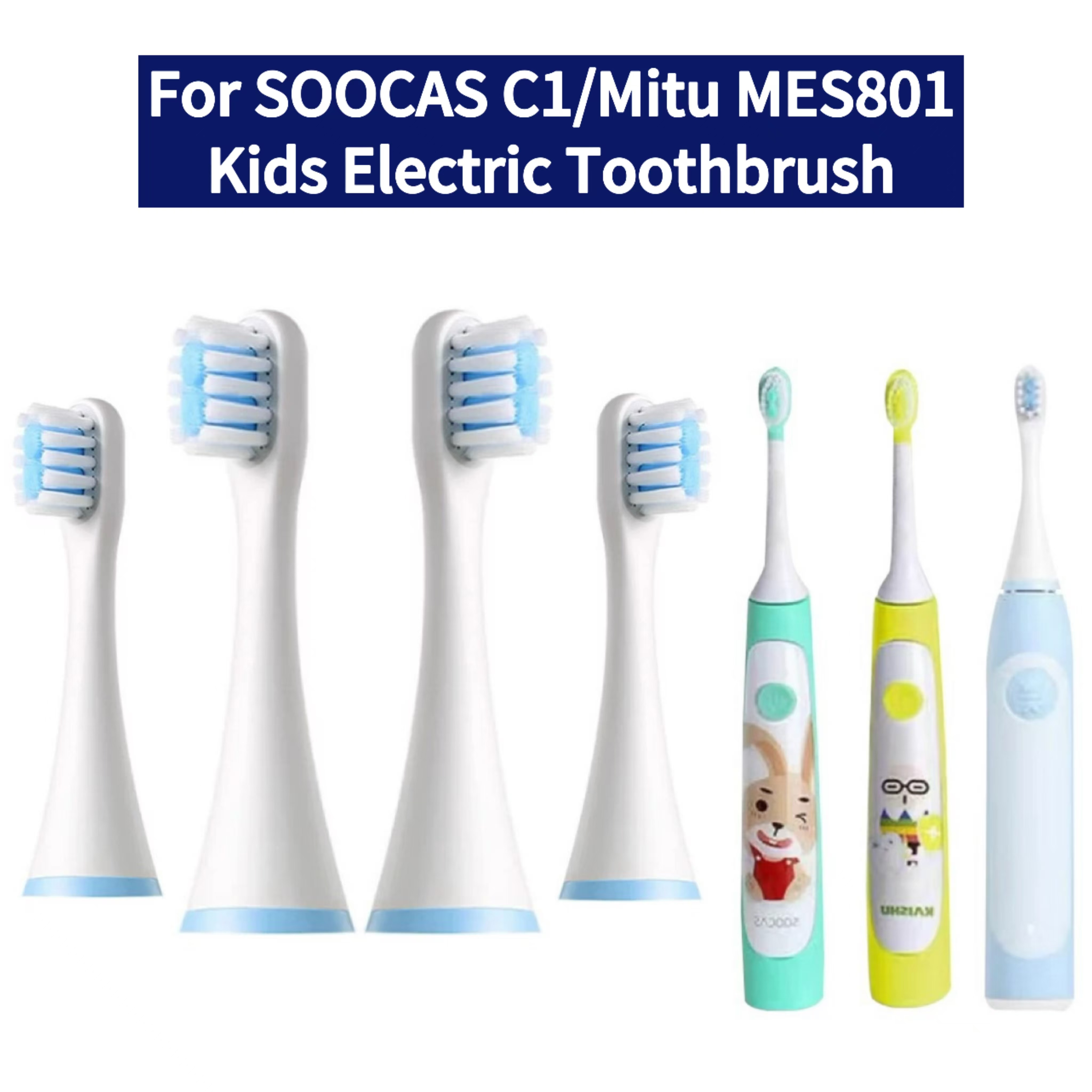 Xiaomi Baby Products - Replacement Toothbrush Heads for SOOCAS C1/MITU