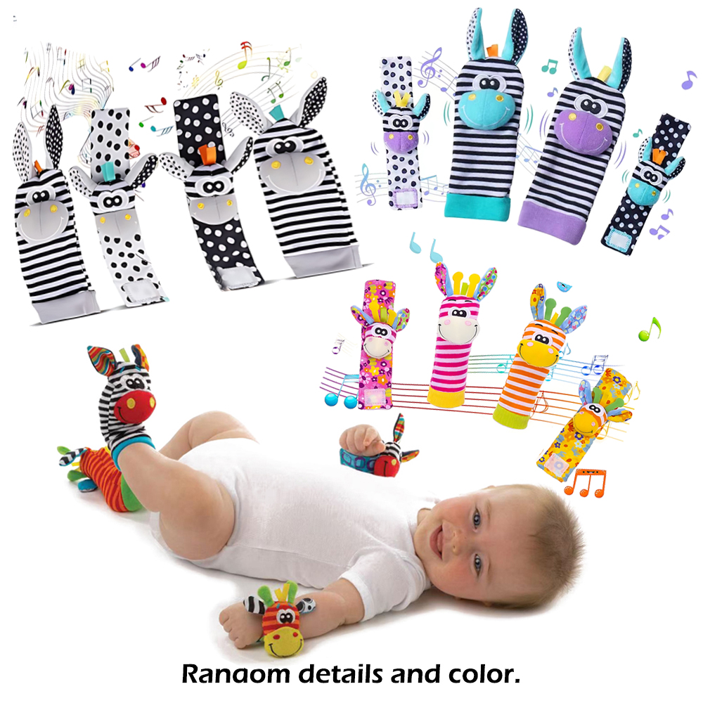 Baby Products Game - Baby Infant Wrist Rattle Socks Toys