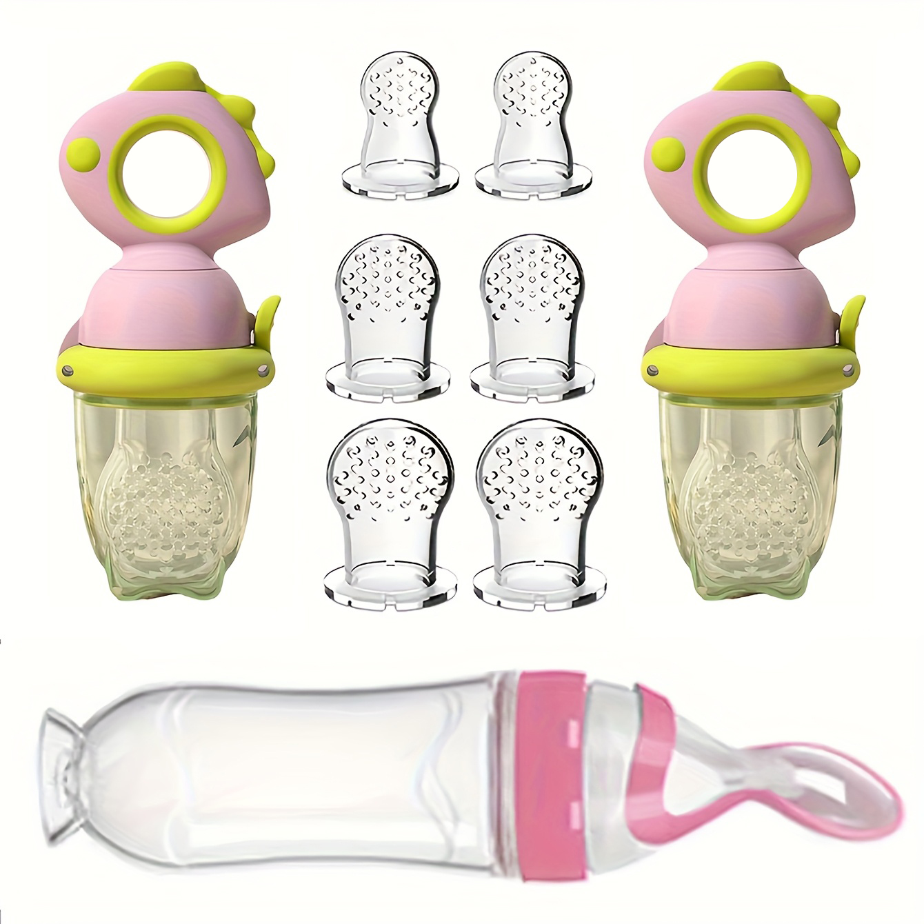 Baby Products Distributor - 9pcs Baby Feeding Set: Includes Dinosaur