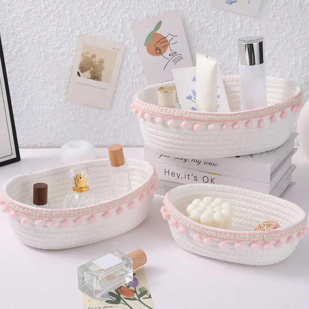 Baby Products Basket - 3 Sizes Skincare Cosmetic Storage Basket