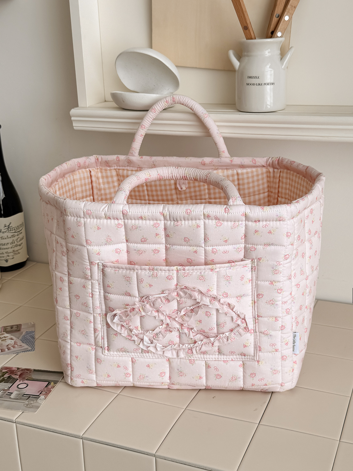 Baby Products Basket - Airfriend Large Capacity Flower Organizers Basket