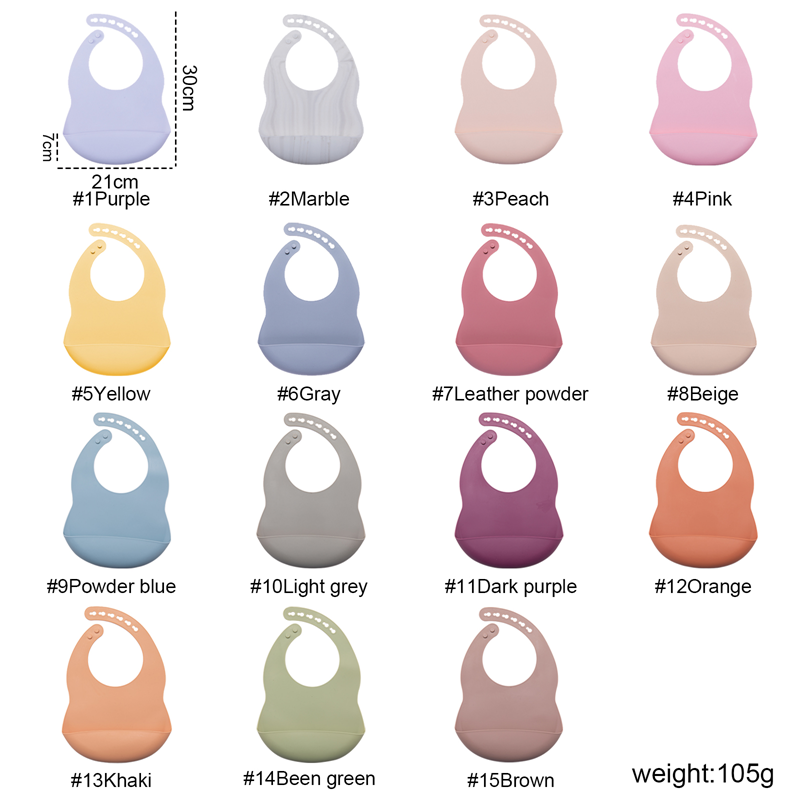 0-3 Years Baby Bib BPA Free Si - Silicone Baby Bibs 评论和价格