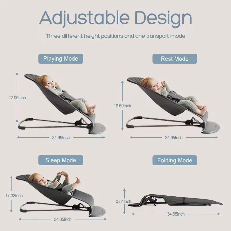 Baby Rocking Chair Foldable Ba - Baby Swing Bouncer 评论和价格