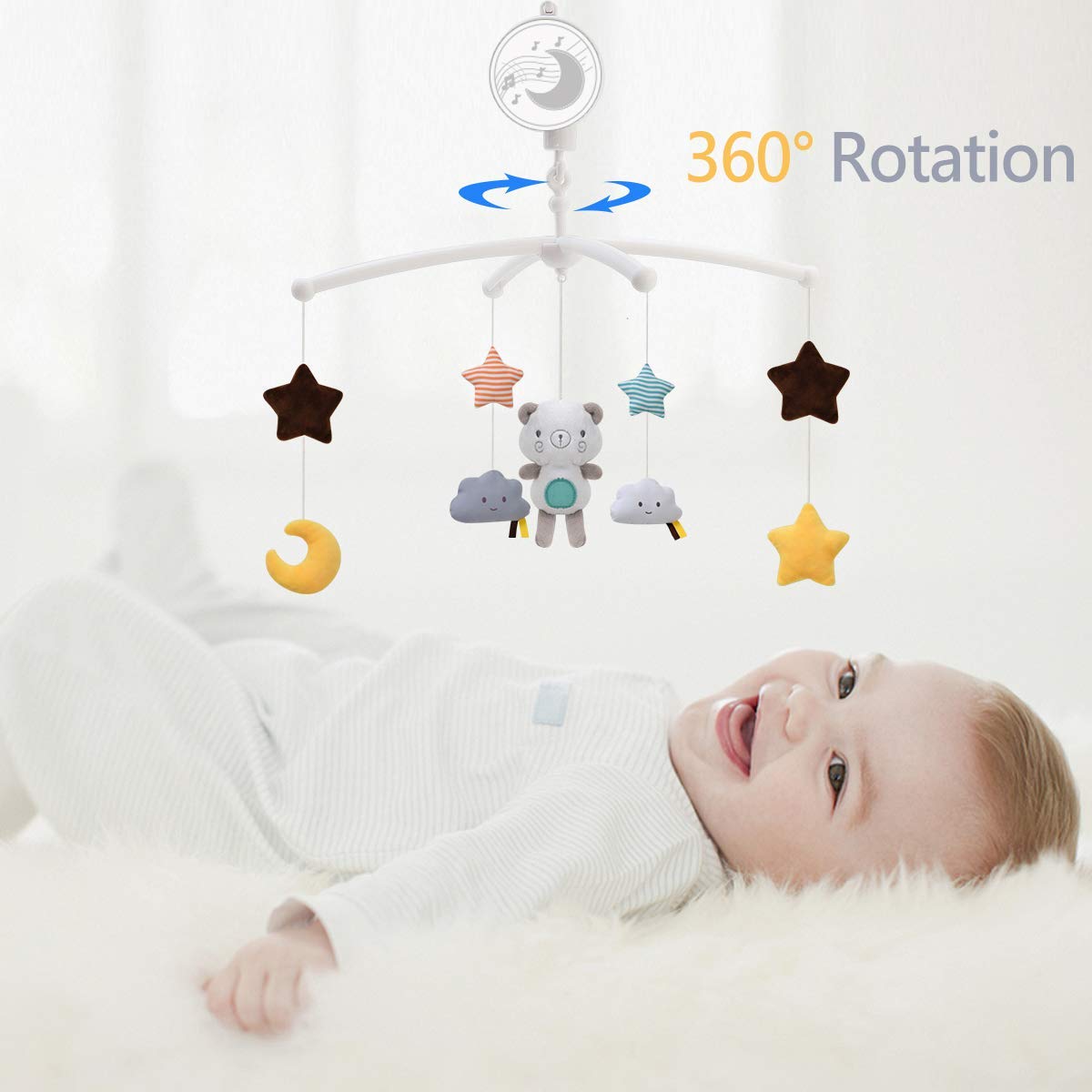 Baby Crib Mobiles Rattles Musi - Baby Rattle Toy Set 评论和价格