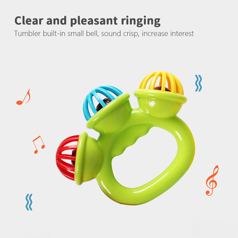 1-4PCS Baby Hand Rattle Ball T - Baby Rattle Toy Set 评论和价格