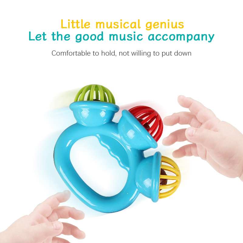 1-4PCS Baby Hand Rattle Ball T - Baby Rattle Toy Set 评论和价格