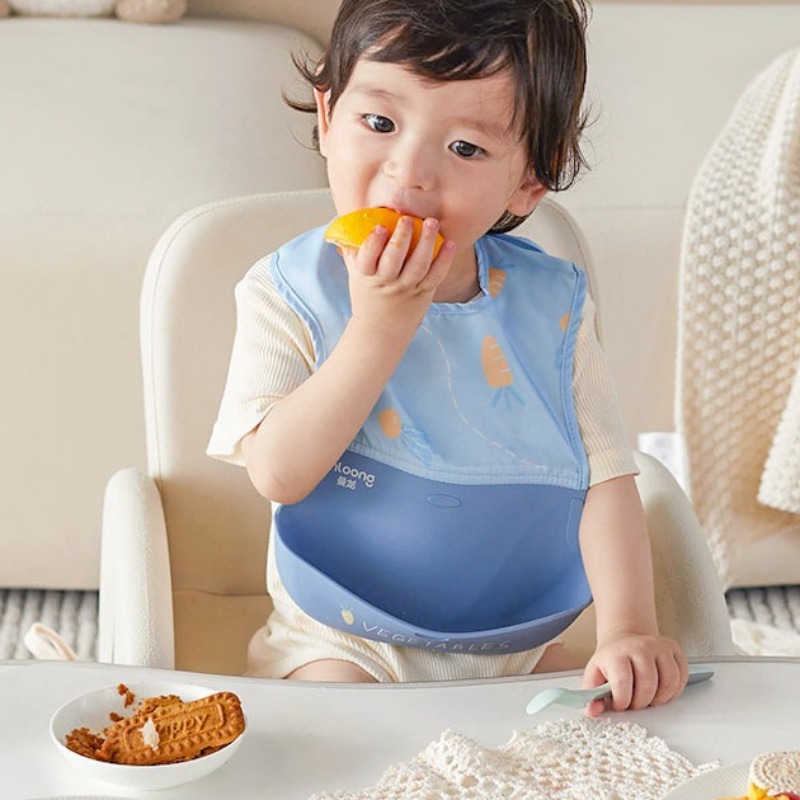 Children's Waterproof Bib Baby - Silicone Baby Bibs 评论和价格