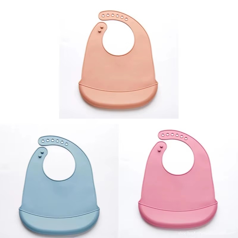 1/3pcs Baby Bib Adjustable Wat - Silicone Baby Bibs 评论和价格