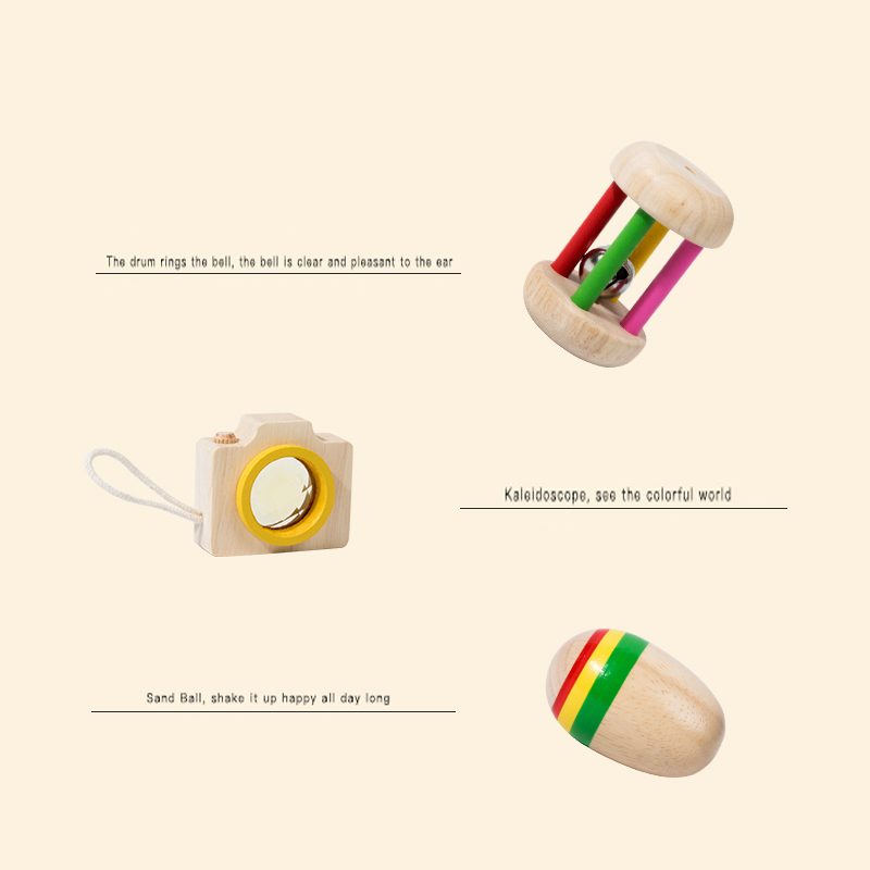 6pcs Early Educational Baby Ra - Baby Rattle Toy Set 评论和价格