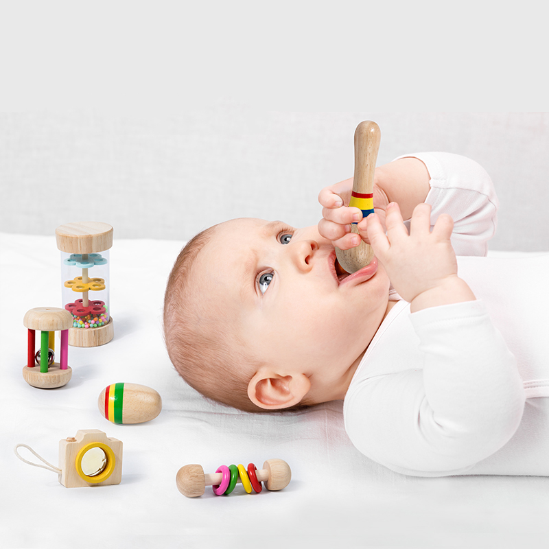 6pcs Early Educational Baby Ra - Baby Rattle Toy Set 评论和价格