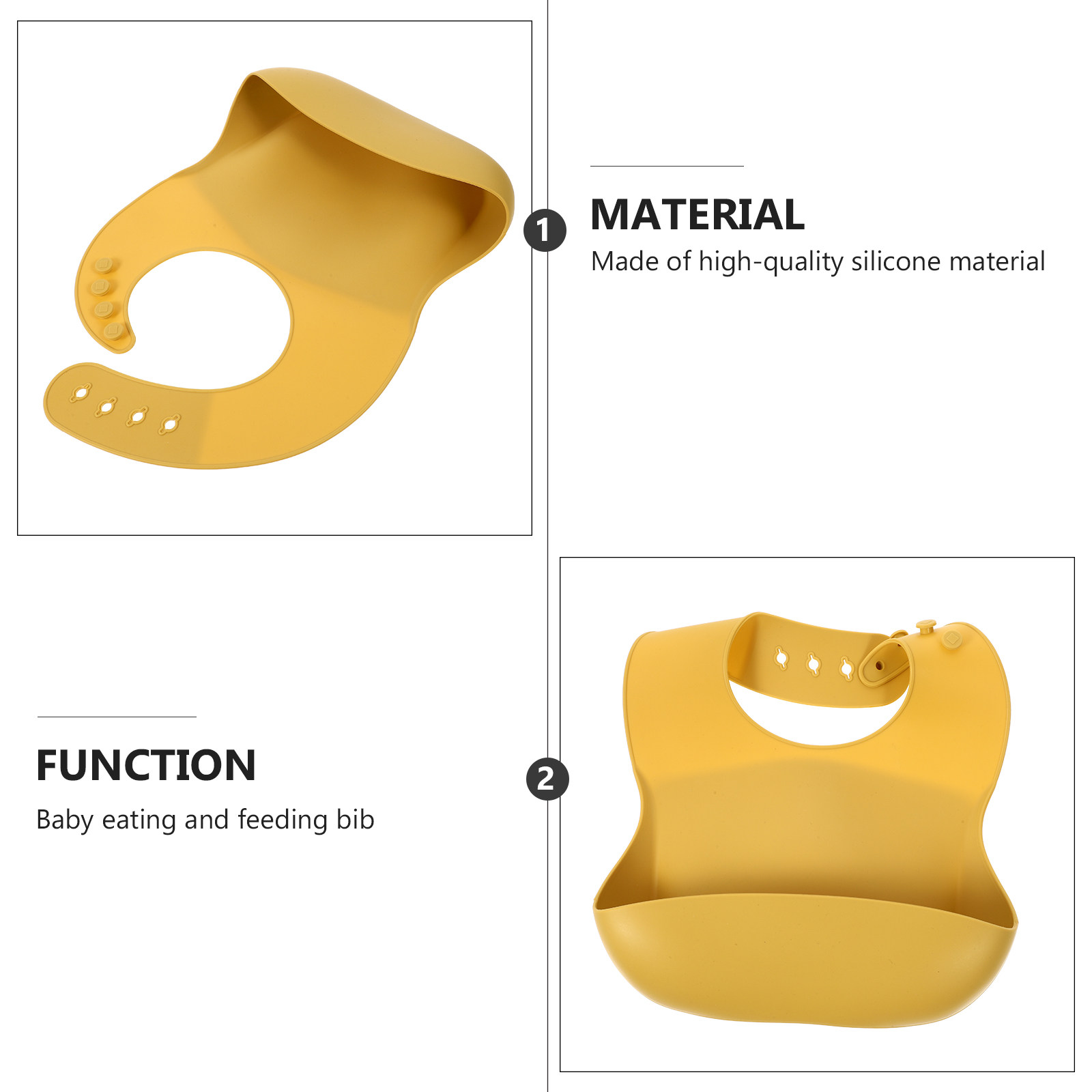 Infant Saliva Bib Baby Feeding - Silicone Baby Bibs 评论和价格