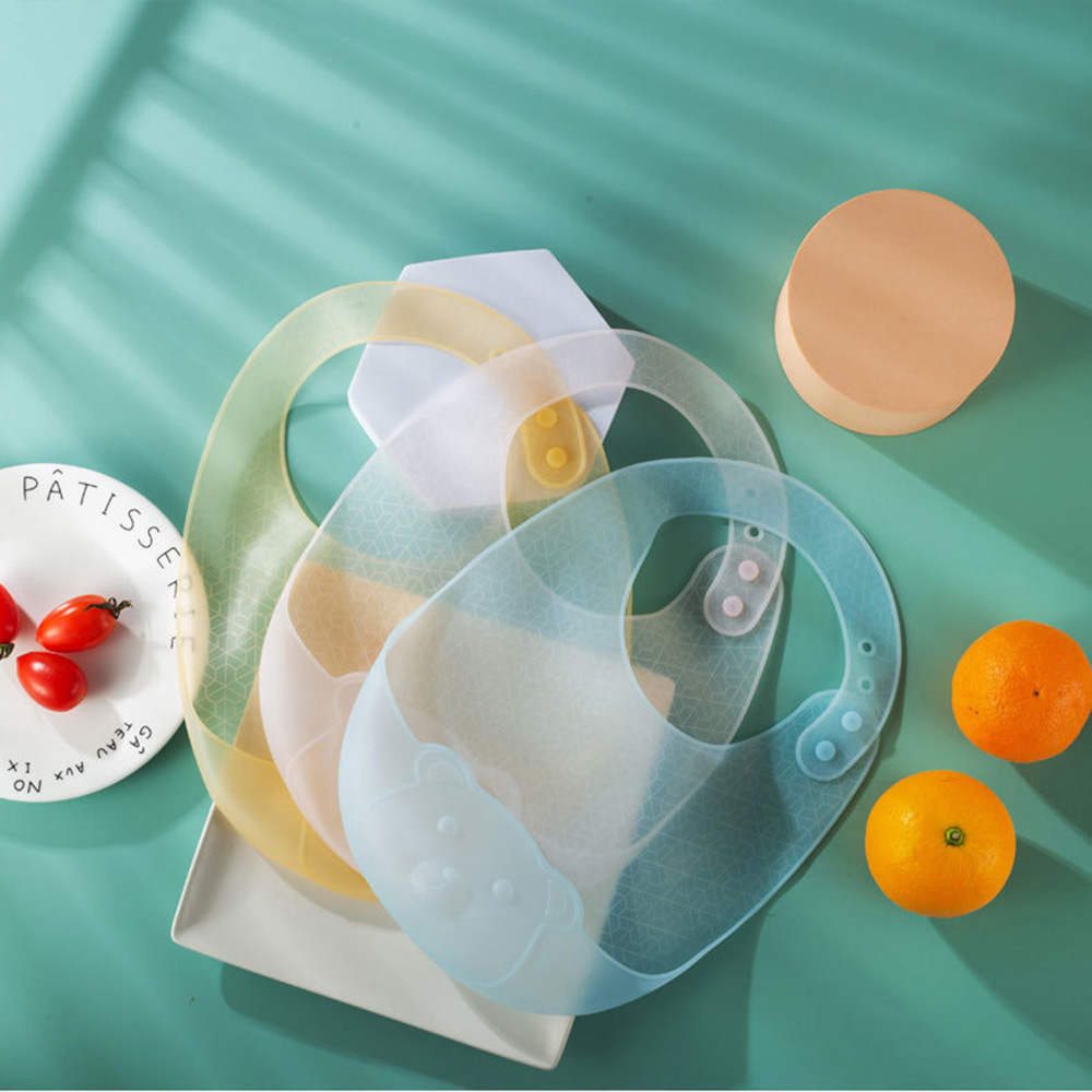 Baby eating bib, complementary - Silicone Baby Bibs 评论和价格