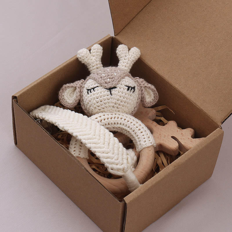 Baby Crochet Rattle Elephant T - Baby Rattle Toy Set 评论和价格