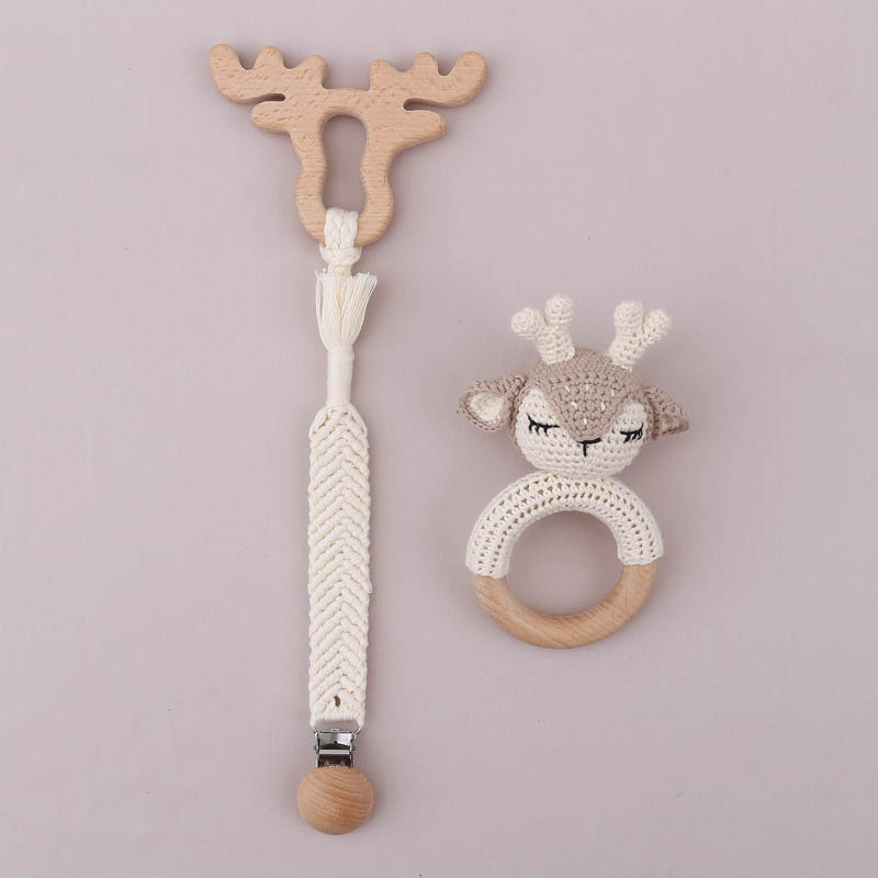 Baby Crochet Rattle Elephant T - Baby Rattle Toy Set 评论和价格