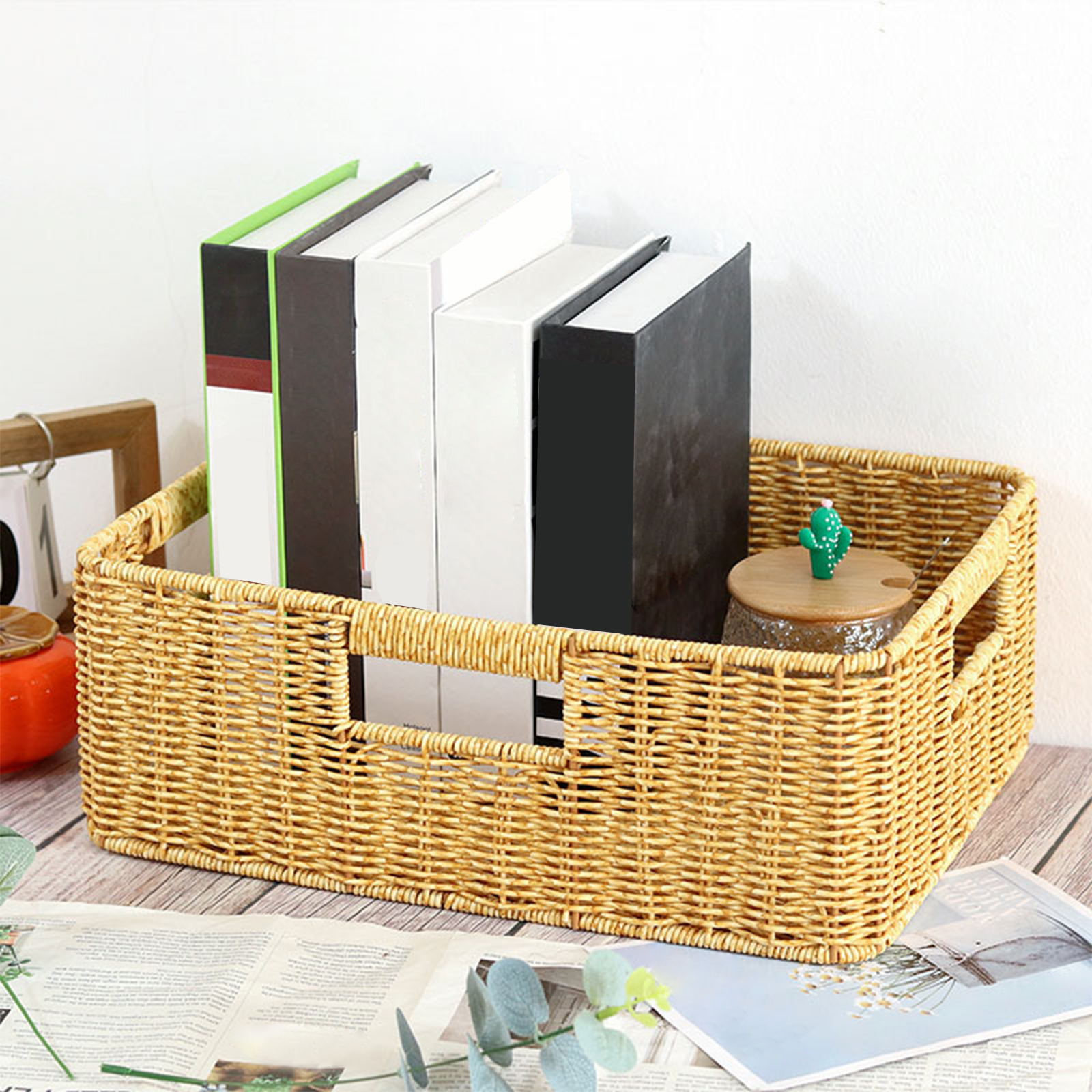 Rattan Storage Basket Serving  - Baby Products Basket 评论和价格
