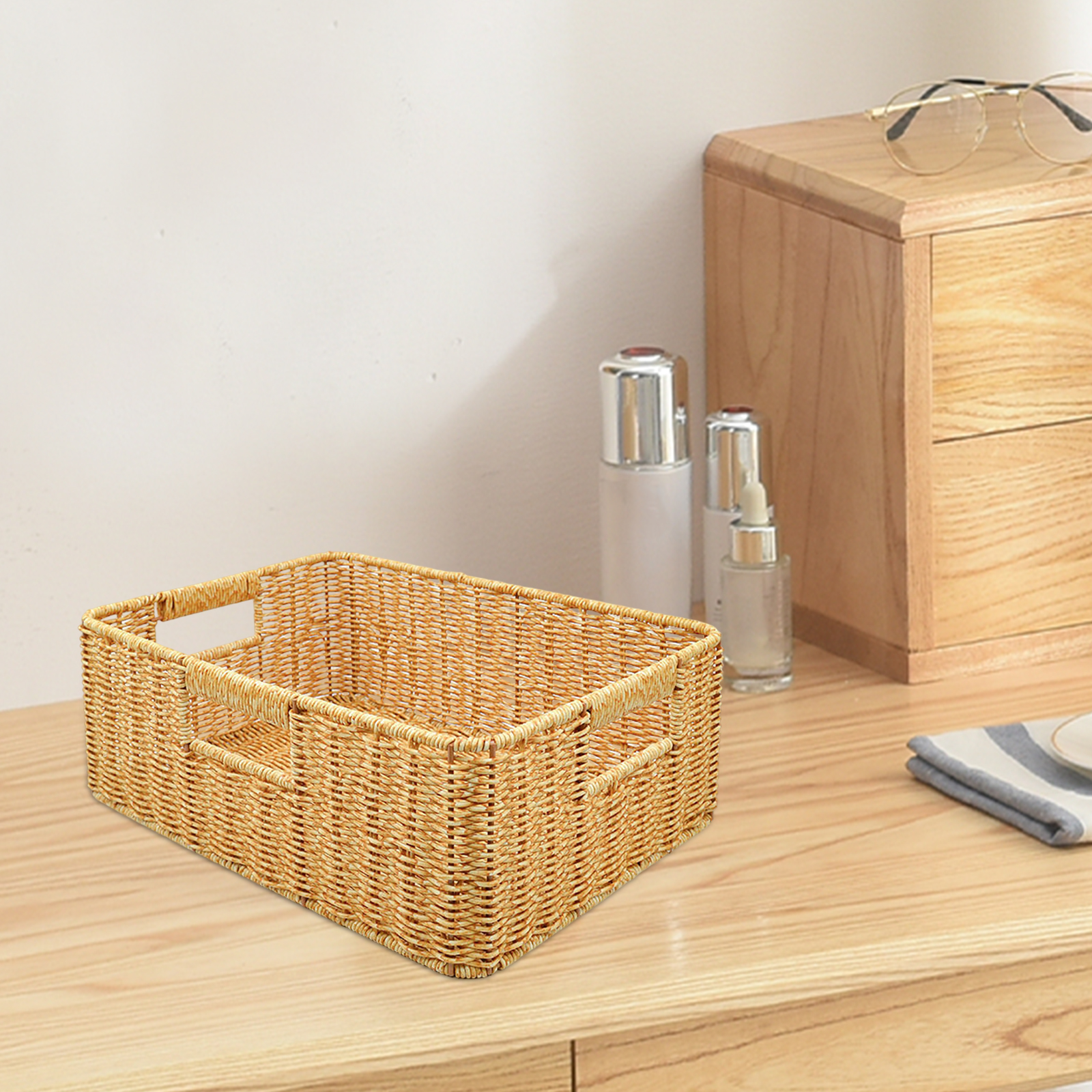 Rattan Storage Basket Serving  - Baby Products Basket 评论和价格