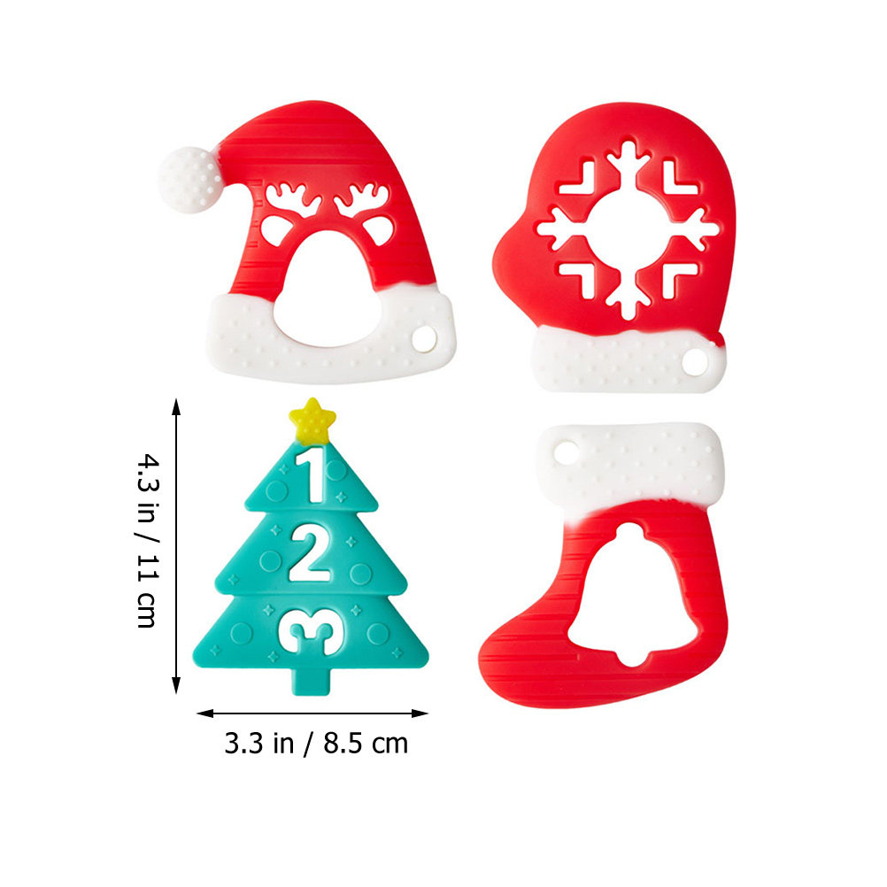 4Pcs Baby Teether Safe Skin Fr - Baby Products Skin Care 评论和价格