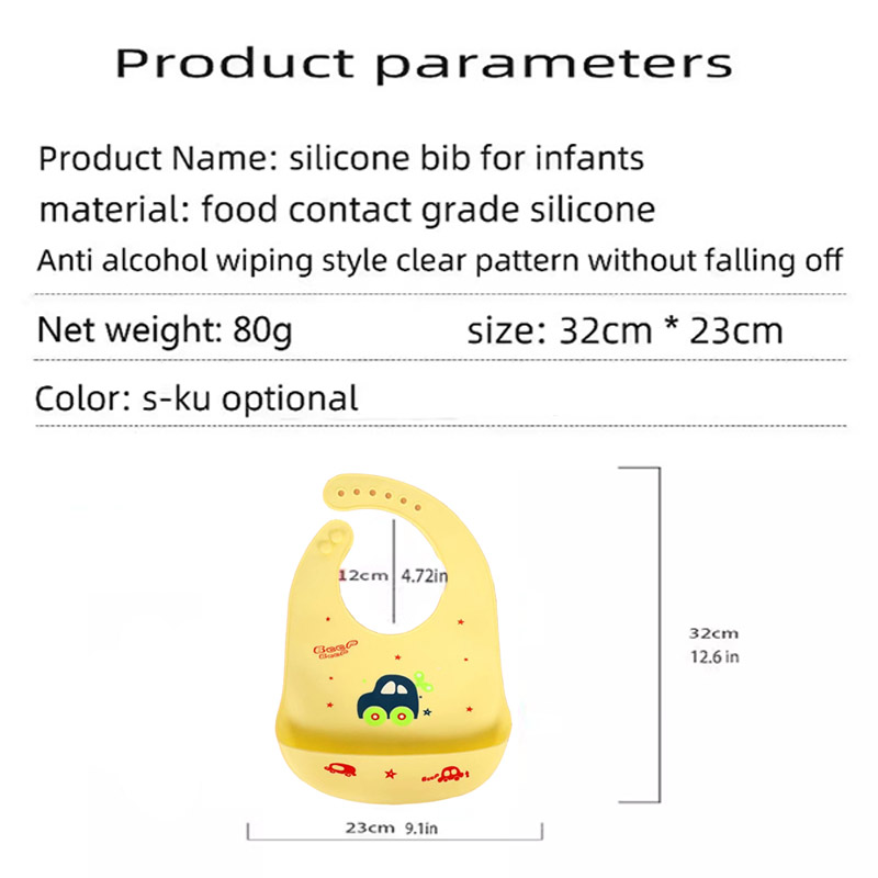 Silicone Baby Feeding Bib Wate - Silicone Baby Bibs 评论和价格