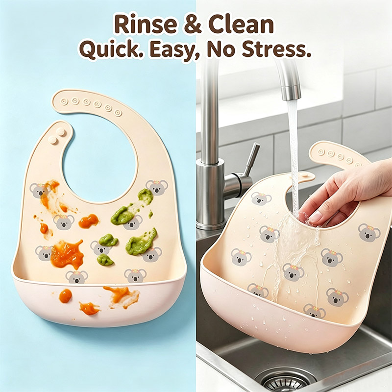 Silicone Baby Feeding Bib Wate - Silicone Baby Bibs 评论和价格
