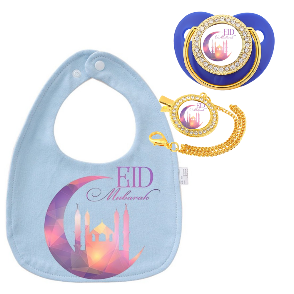Newborn Combo Set With Muslim  - Silicone Baby Bibs 评论和价格