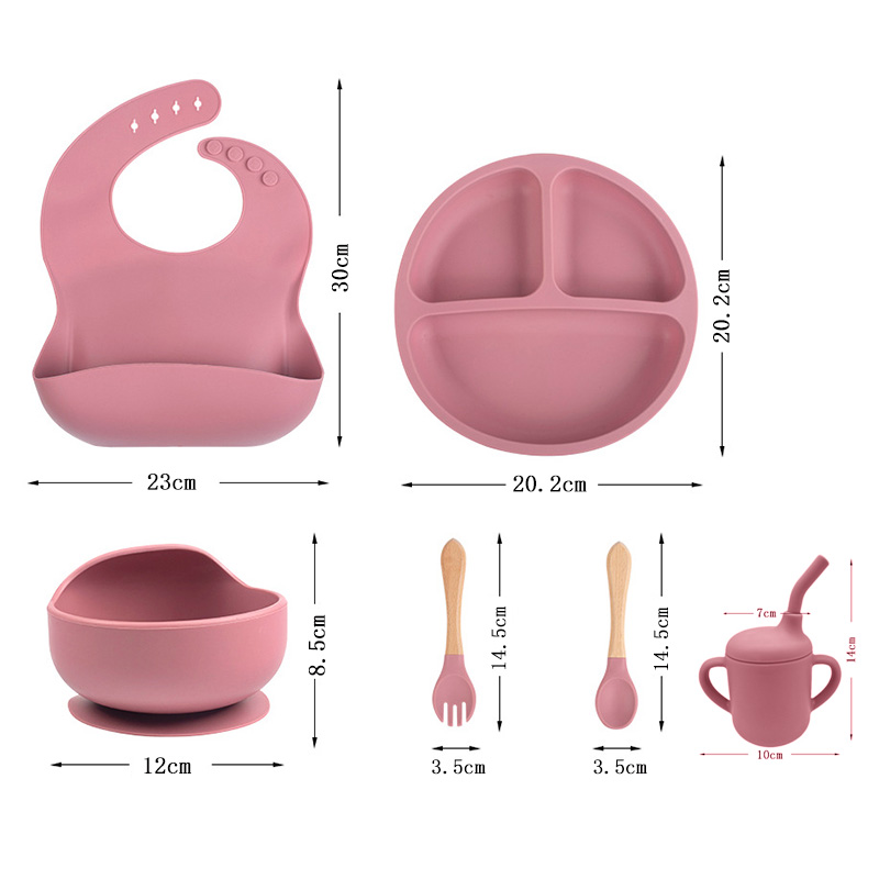 Children's silicone tableware  - Silicone Baby Bibs 评论和价格