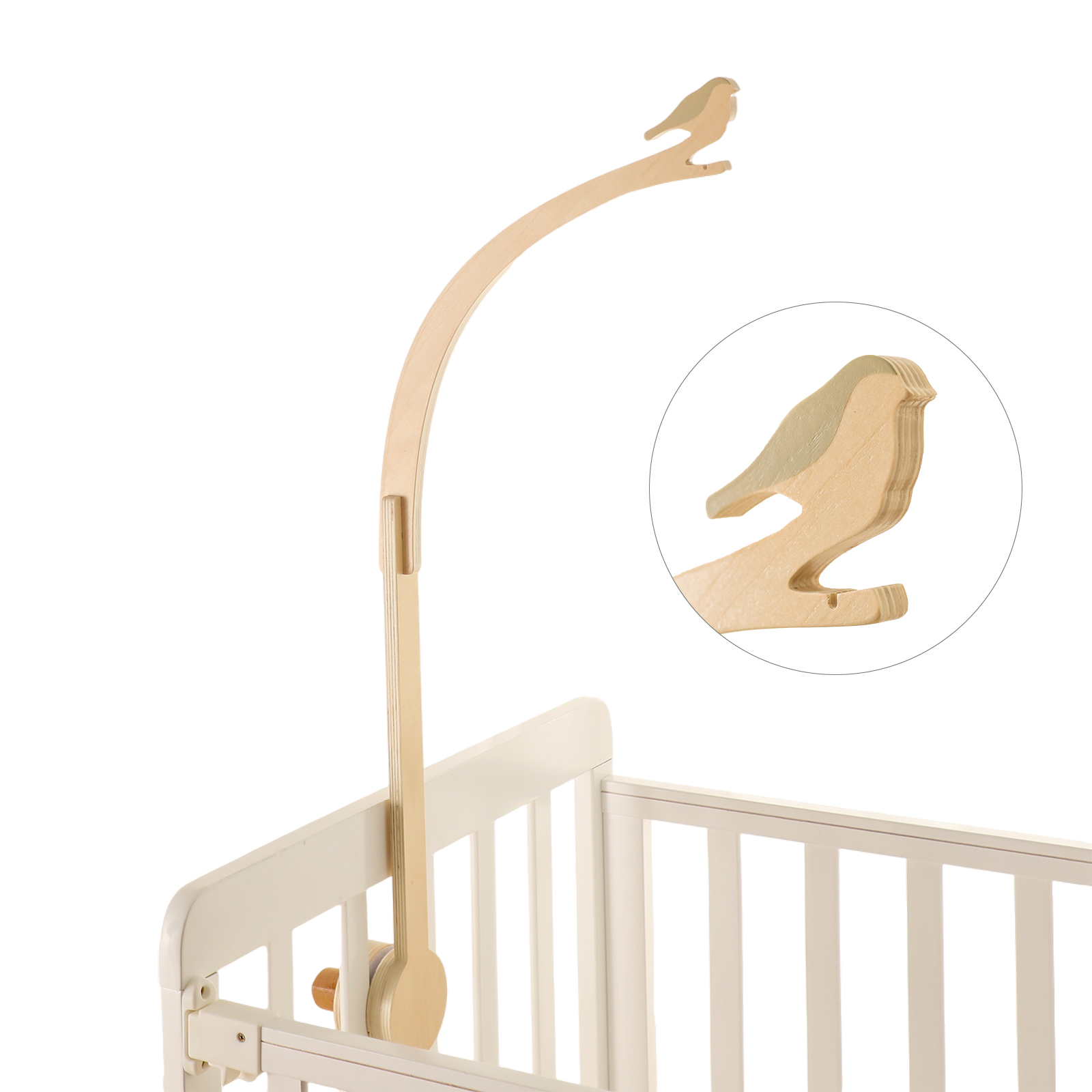 Baby Wooden Little Birdie Bed  - Baby Rattle Toy Set 评论和价格