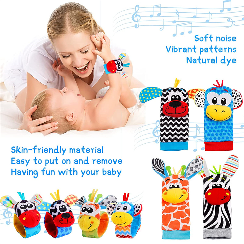 Baby Socks Rattle Toys for Bab - Baby Rattle Toy Set 评论和价格
