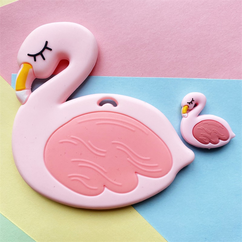 2pcs/Set Mini Silicone Elephan - Baby Rattle Toy Set 评论和价格