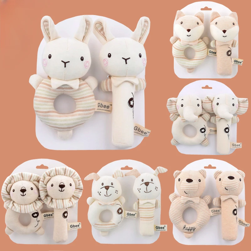 Baby Rattles Soft Cartoon Cute - Baby Rattle Toy Set 评论和价格