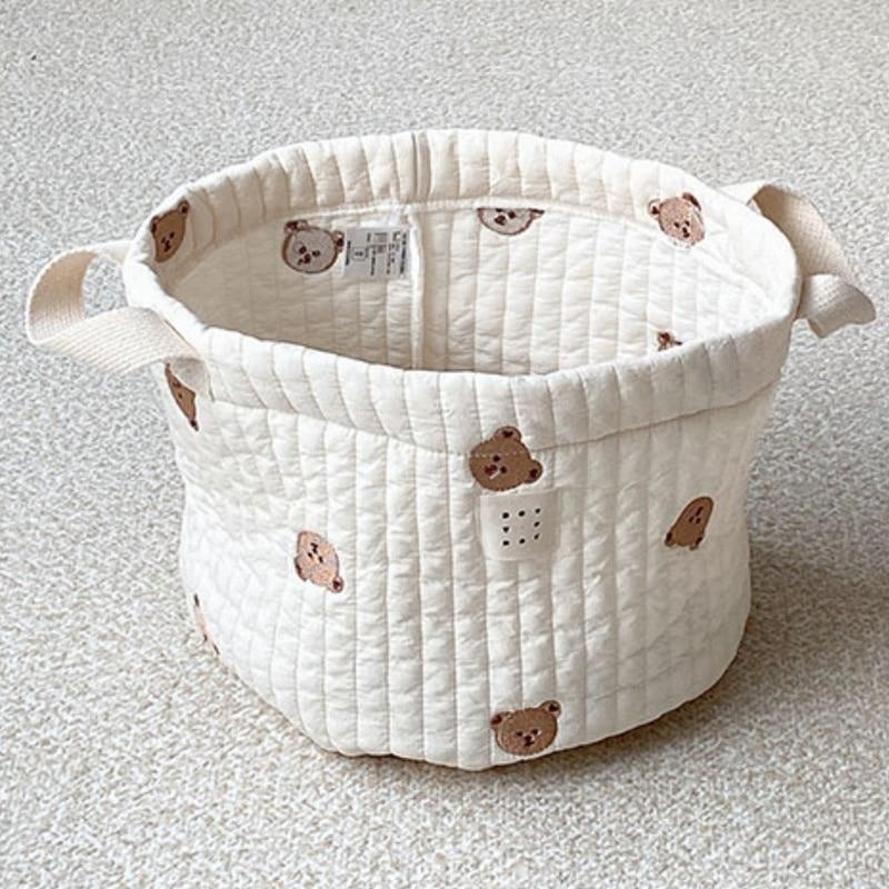 Cute Bear Embroidery Diaper Ba - Baby Products Basket 评论和价格
