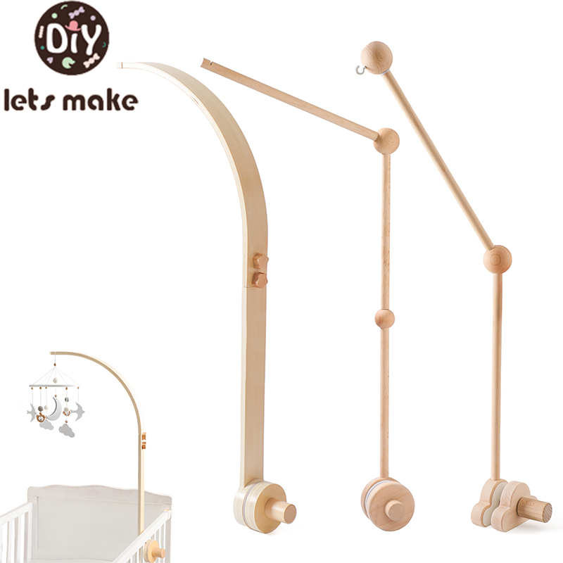 Baby Wooden Bed Bell Bracket M - Baby Rattle Toy Set 评论和价格