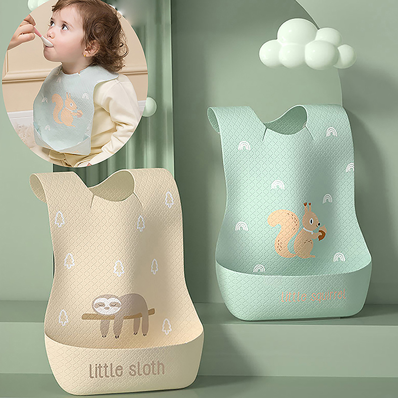 Waterproof Adjustable Food Fee - Silicone Baby Bibs 评论和价格