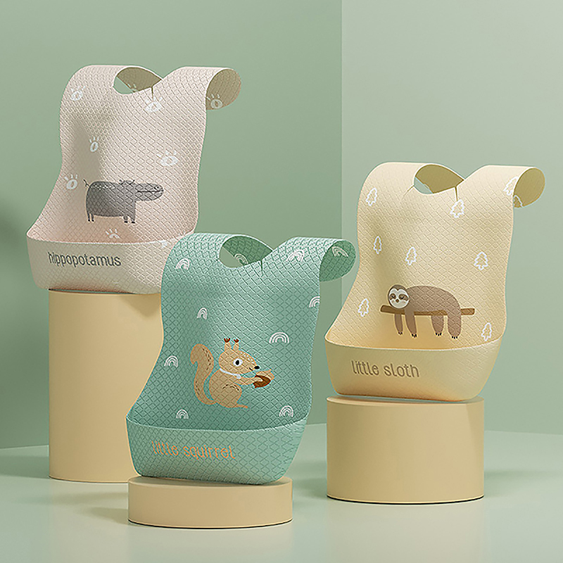 Waterproof Adjustable Food Fee - Silicone Baby Bibs 评论和价格