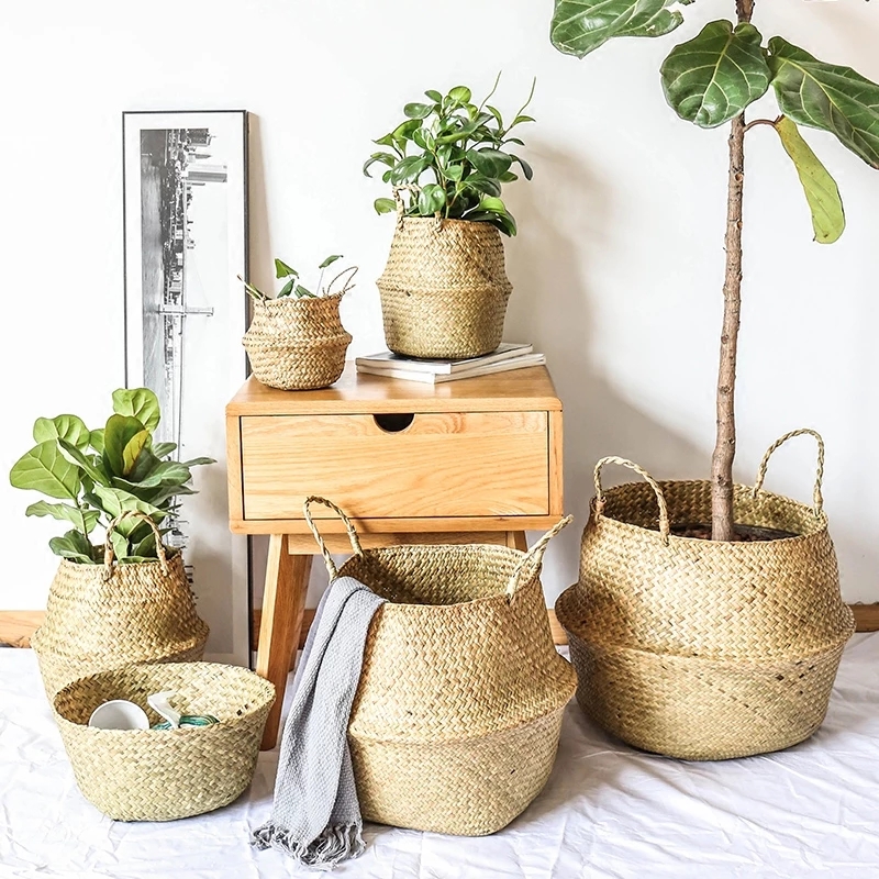 Zerolife Seaweed Wicker Basket - Baby Products Basket 评论和价格