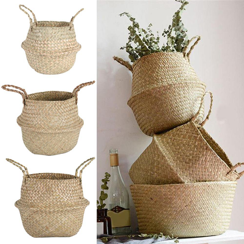 Zerolife Seaweed Wicker Basket - Baby Products Basket 评论和价格