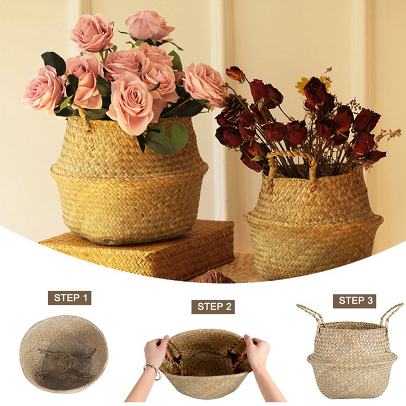 Zerolife Seaweed Wicker Basket - Baby Products Basket 评论和价格