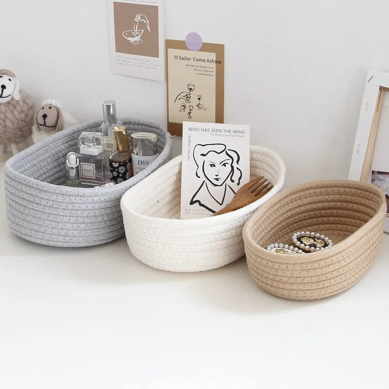 Nordic Cotton Rope Woven Stora - Baby Products Basket 评论和价格