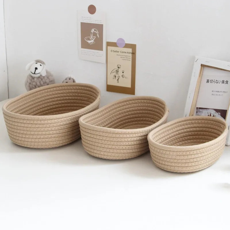 Nordic Cotton Rope Woven Stora - Baby Products Basket 评论和价格