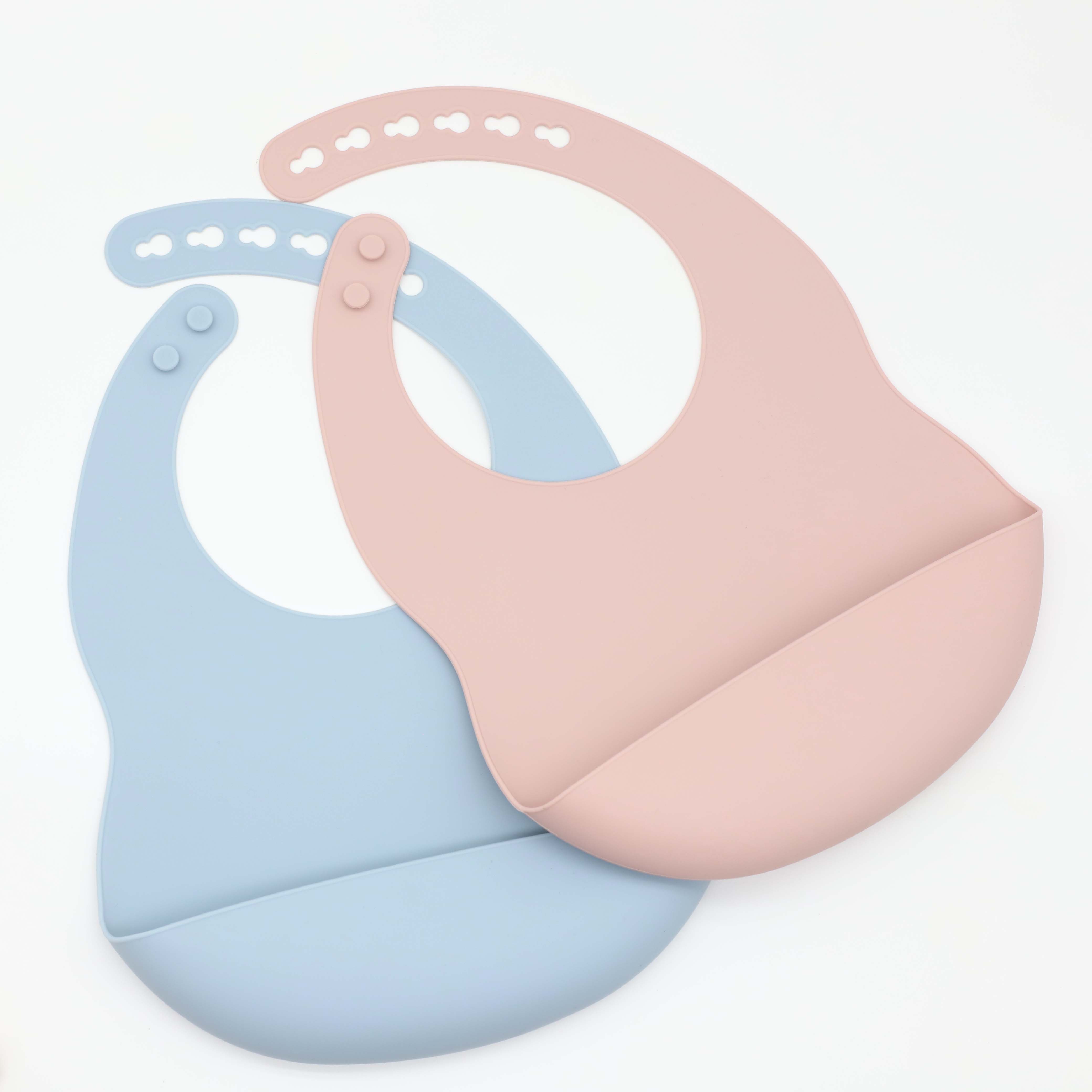 New baby silicone bib with adj - Silicone Baby Bibs 评论和价格