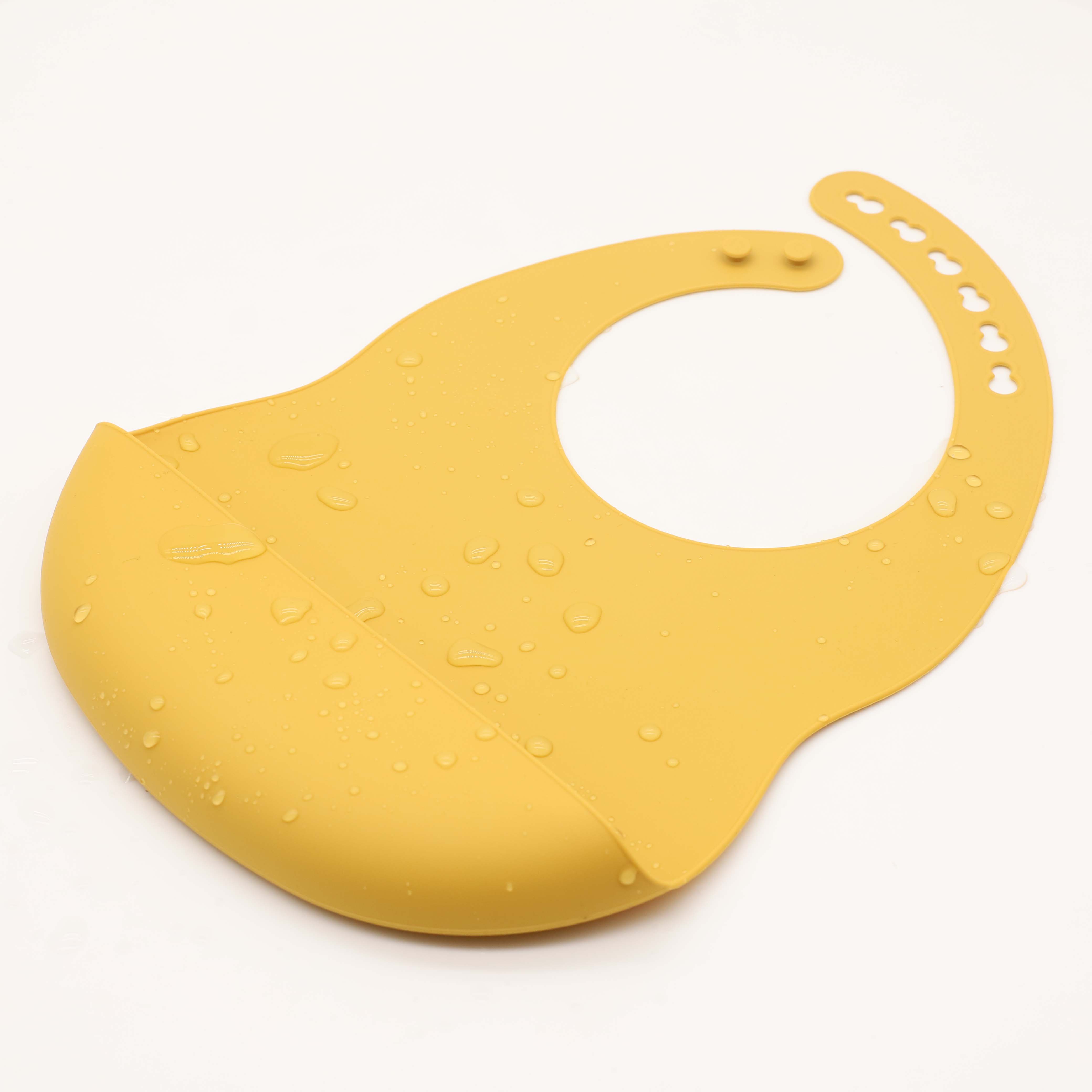 New baby silicone bib with adj - Silicone Baby Bibs 评论和价格