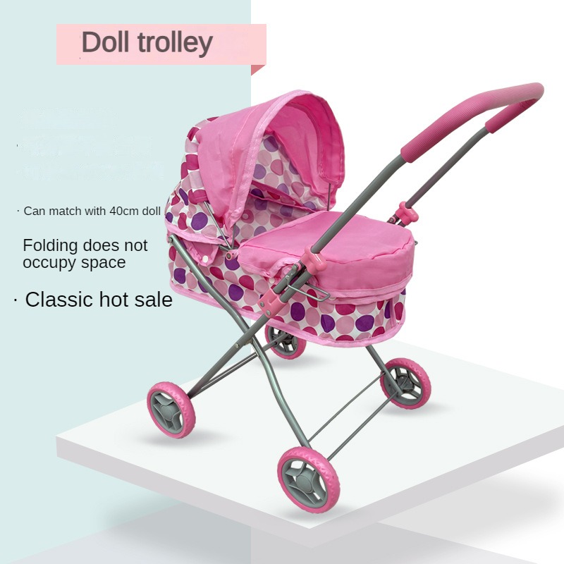 Foldable Doll Pram Stroller Si - Baby Swing Bouncer 评论和价格