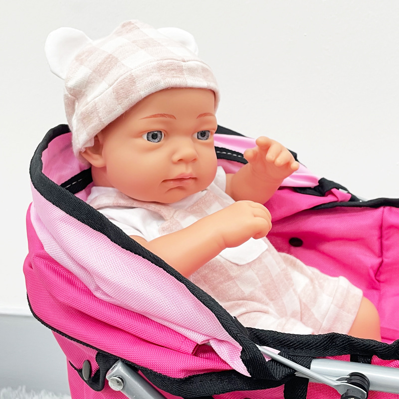 Foldable Doll Pram Stroller Si - Baby Swing Bouncer 评论和价格