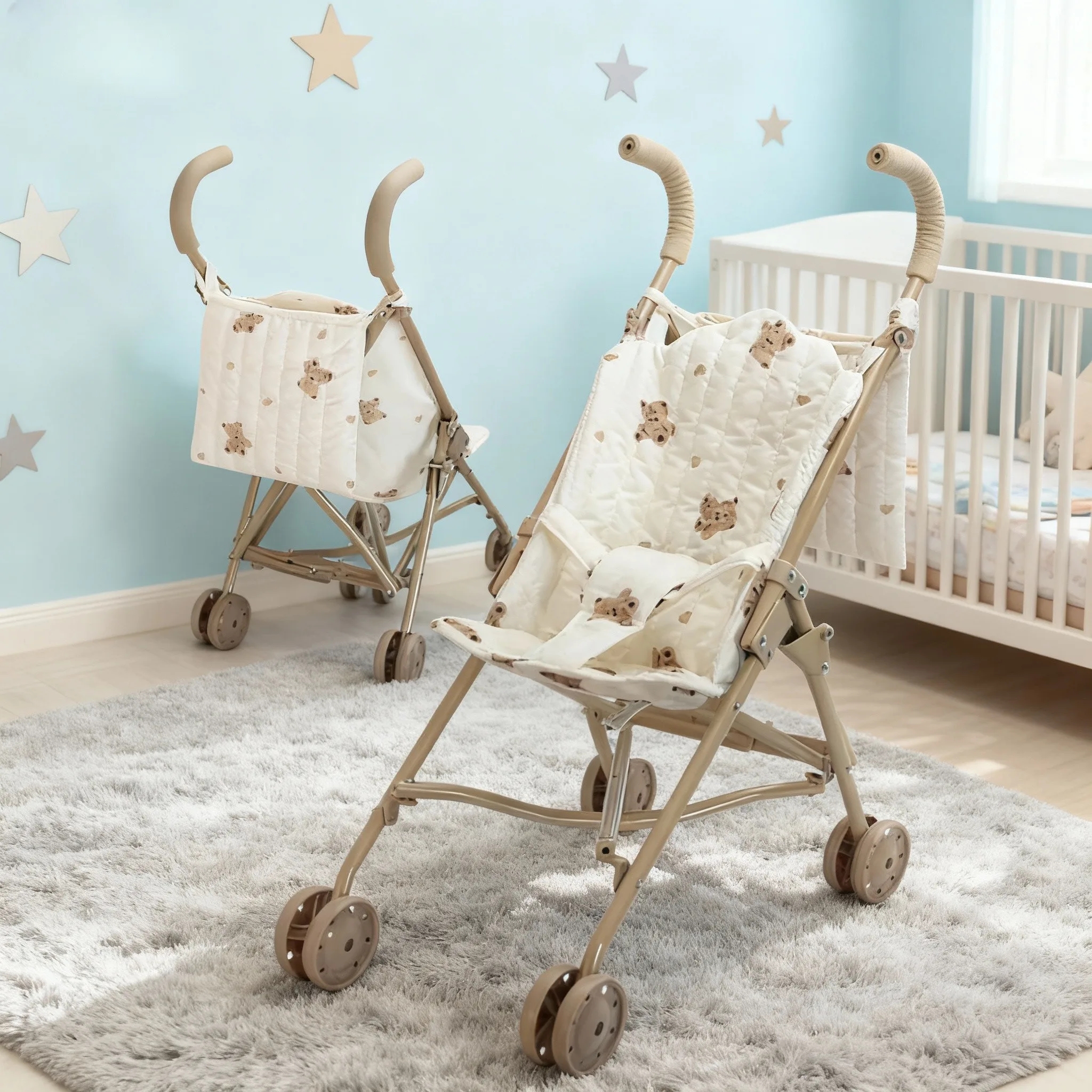 Cute Doll Stroller for Dolls F - Baby Swing Bouncer 评论和价格
